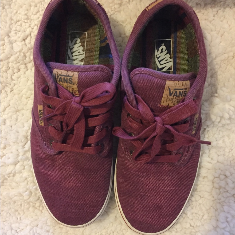 Maroon Vans